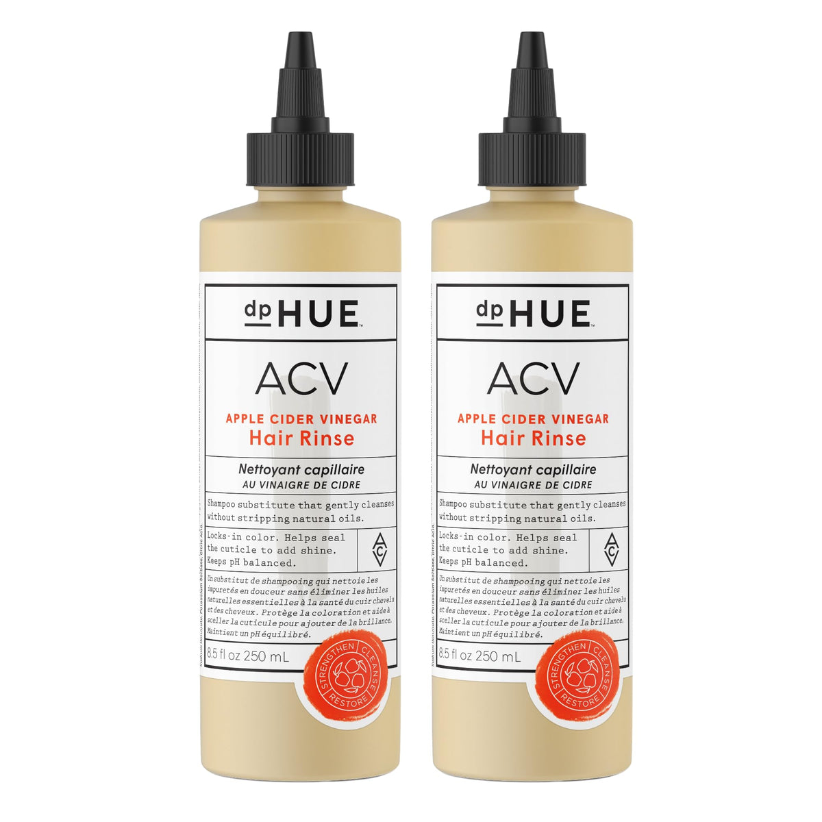 dpHUE Apple Cider Vinegar Hair Rinse 8.5 oz front view