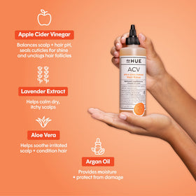 dpHUE Apple Cider Vinegar Hair Rinse back view