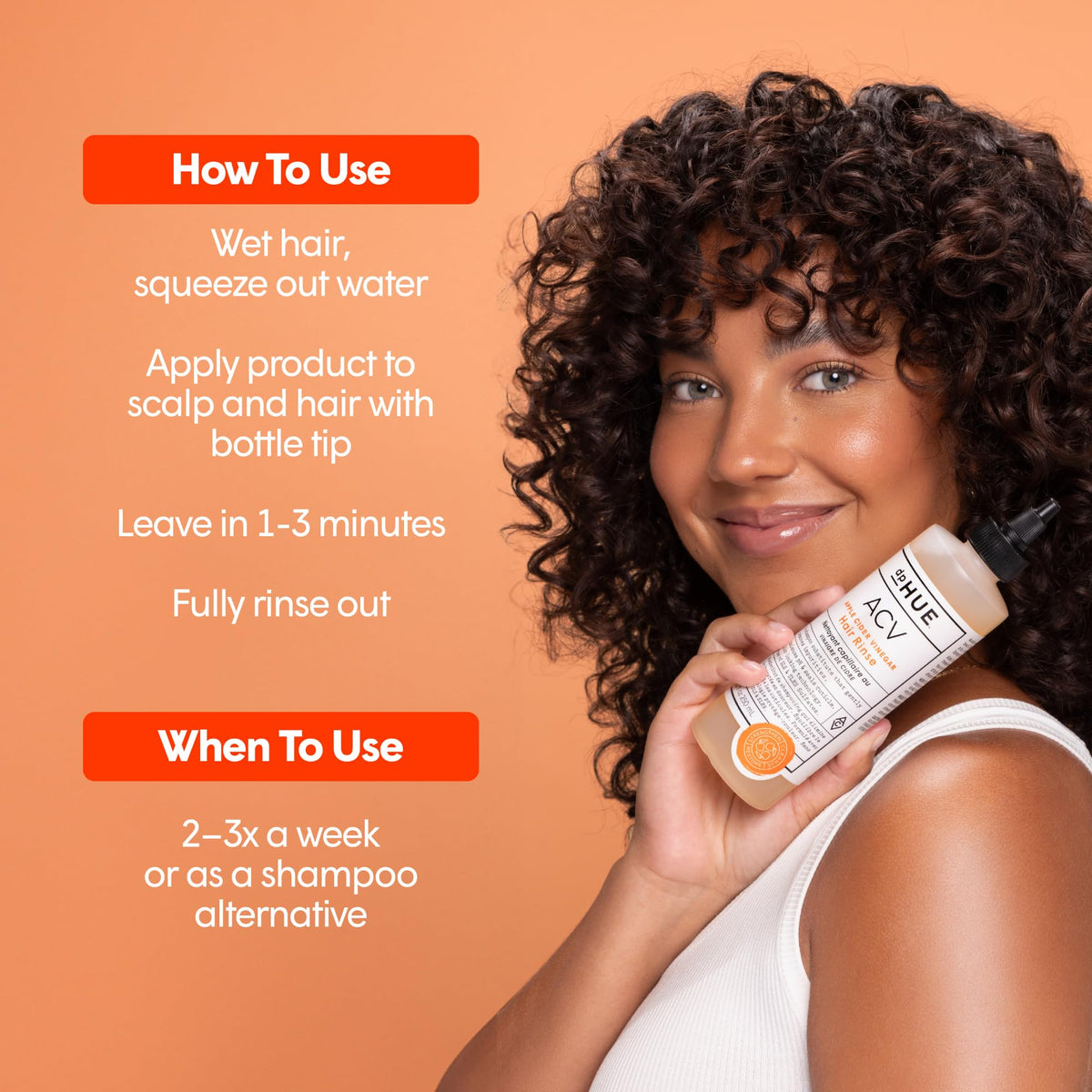 dpHUE Apple Cider Vinegar Hair Rinse with aloe vera