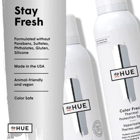 dpHUE Color Fresh Thermal Protection Spray application demonstration