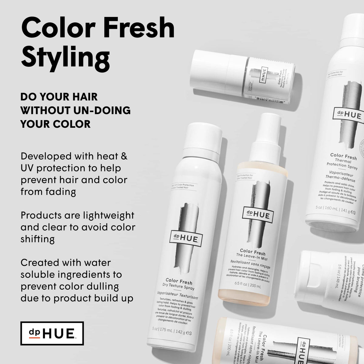 dpHUE Color Fresh Thermal Protection Spray top view