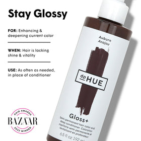 dpHUE Gloss+ Auburn Colour Glaze 6.5 fl oz back view