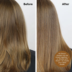 dpHUE Gloss+ Dark Blonde Colour Glaze 6.5 fl oz with application instructions