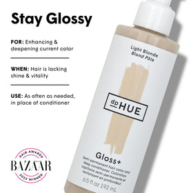 dpHUE Gloss+ Light Blonde Colour Glaze 6.5 fl oz side view