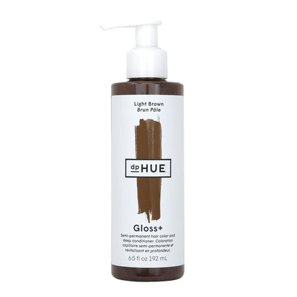 dpHUE Gloss+ Light Brown 6.5 fl oz front view