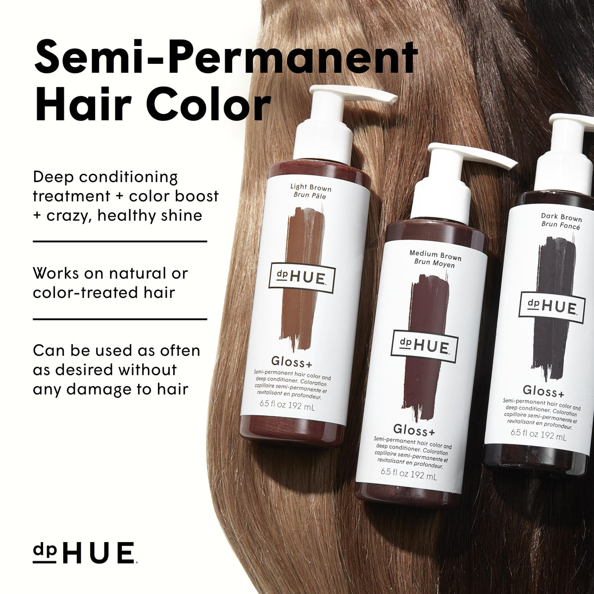 dpHUE Gloss+ Light Brown packaging details