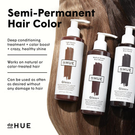 dpHUE Gloss+ Light Brown packaging details