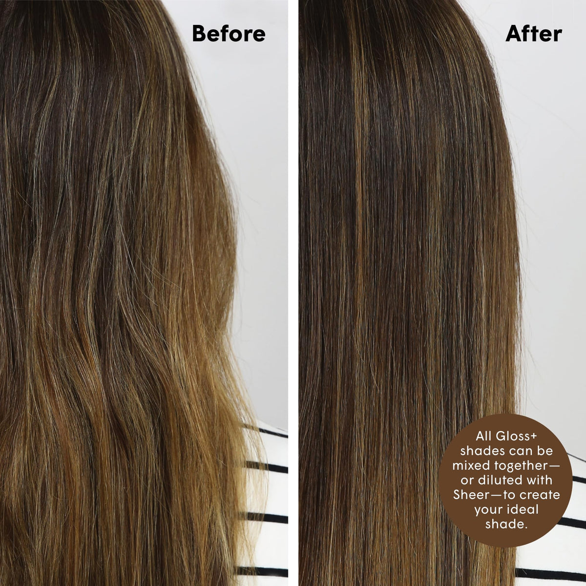 dpHUE Gloss+ Light Brown texture close-up