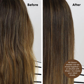 dpHUE Gloss+ Light Brown texture close-up