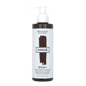 dpHUE Gloss+ Medium Brown hair colour glaze front view