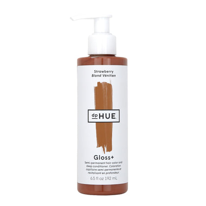 dpHUE Gloss+ Strawberry Colour Glaze 6.5 fl oz front view