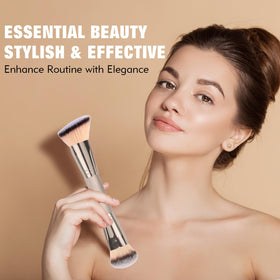 dpolla Foundation Makeup Brushes showing contour and blush ends