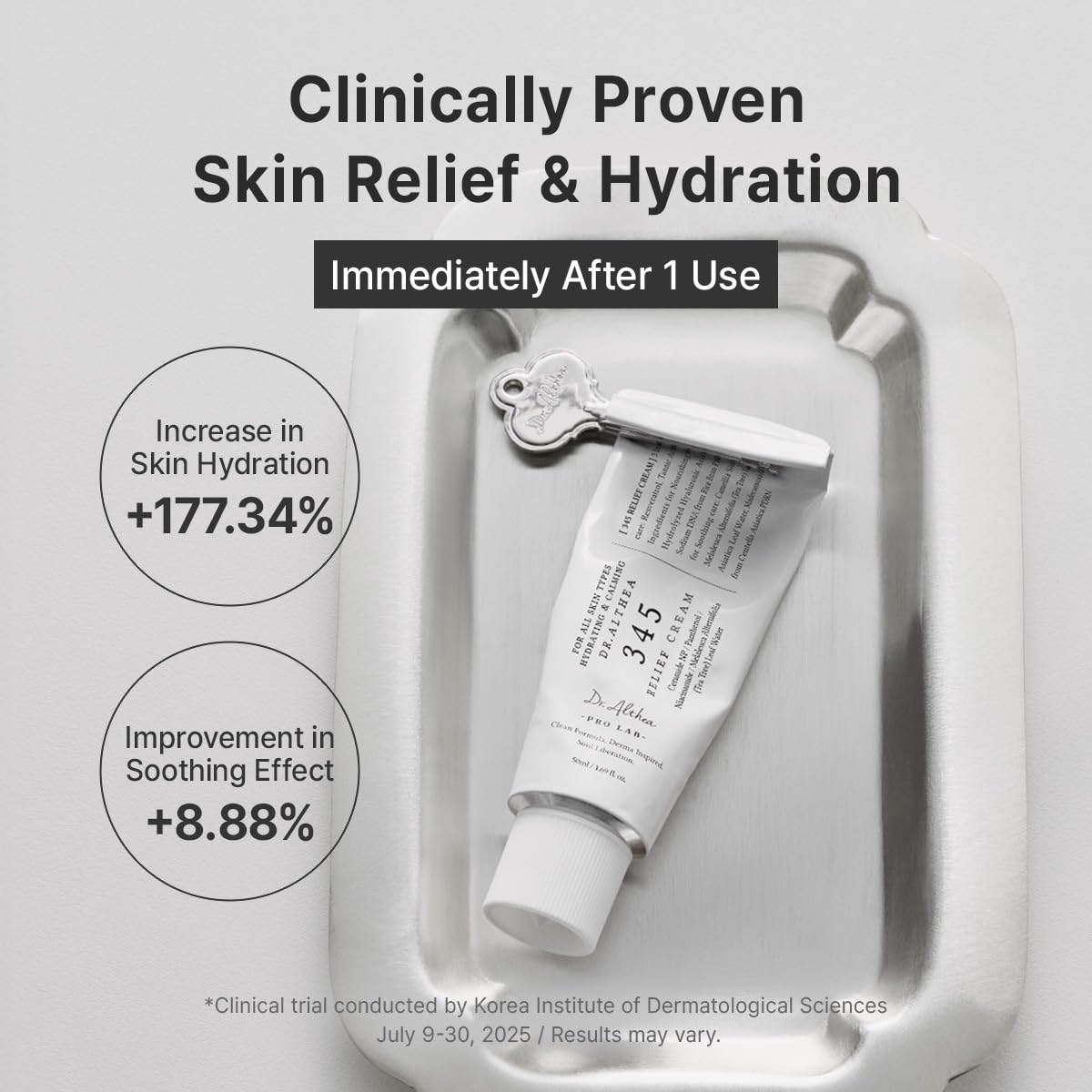 Dr.Althea 345 Relief Cream application on skin