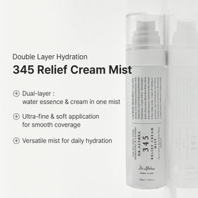 Dr.Althea 345 Relief Cream Mist being sprayed
