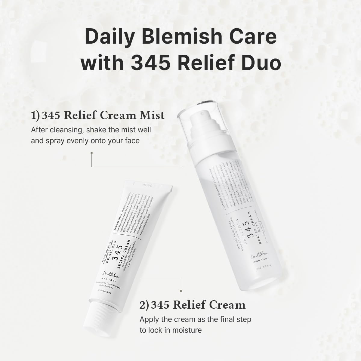 Dr.Althea 345 Relief Cream Mist in lifestyle setting