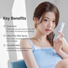 Dr.Althea 345 Relief Cream Mist mist being sprayed on skin