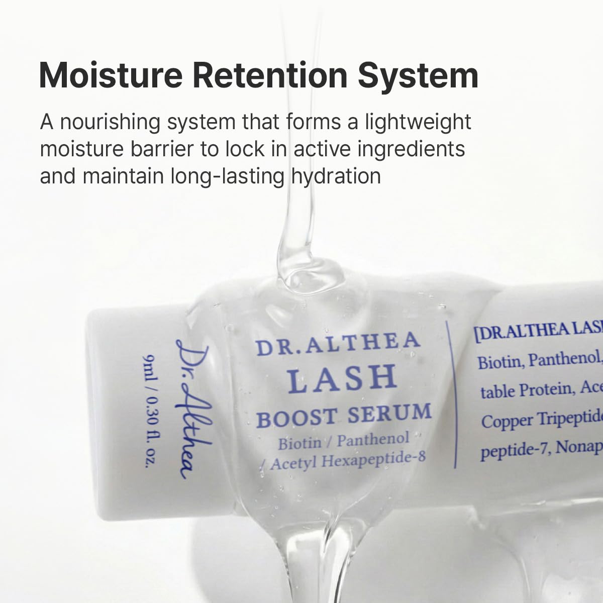 Dr.Althea Lash Serum texture close-up