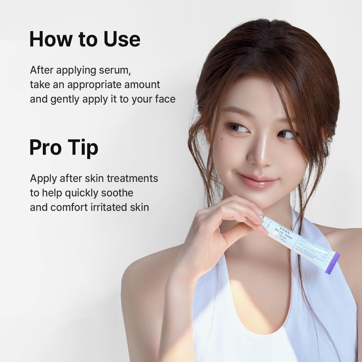 Dr.Althea PDRN Reju 5000 Cream texture on hand