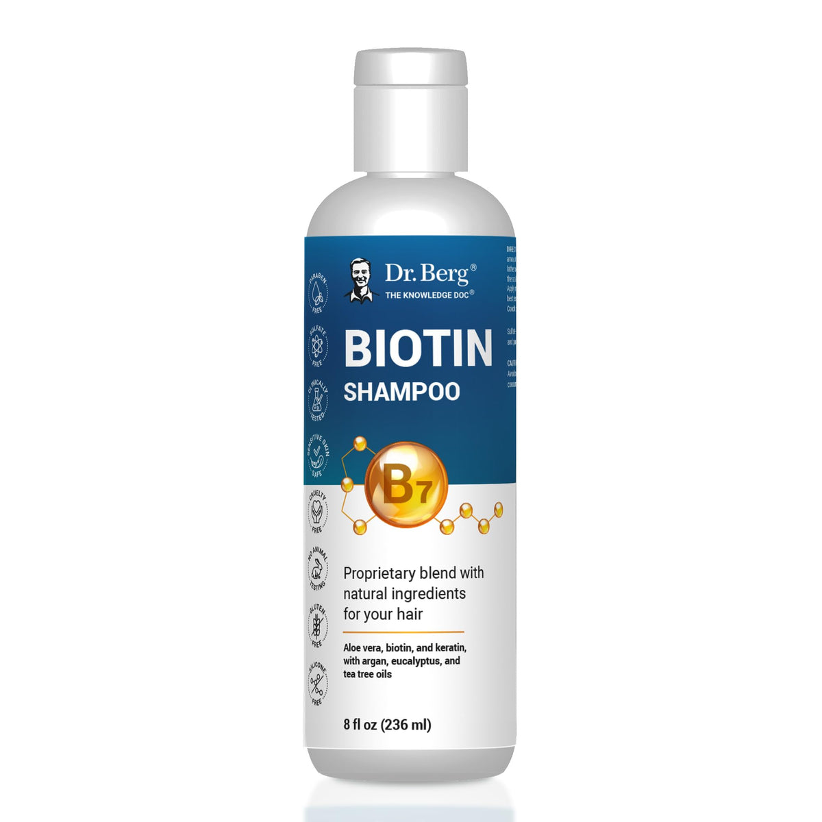 Dr. Berg Biotin Shampoo 8 Fl oz front view