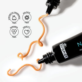 Dr. Brandt Needles No More Baggage Eye Gel in use