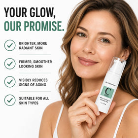 Dr. Brenner Vitamin C Serum 20% application on skin