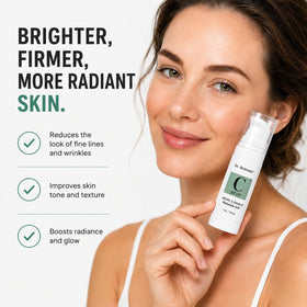 Dr. Brenner Vitamin C Serum 20% side view showing bottle design