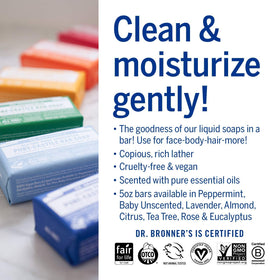 Dr. Bronner's Citrus bar soap with natural ingredients