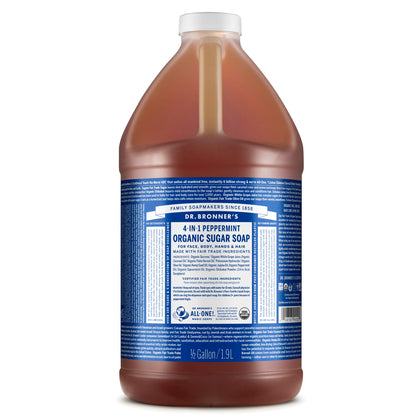 Dr. Bronner's Organic Sugar Soap Lavender 64oz front view