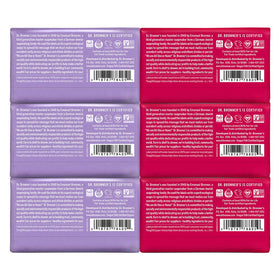 Dr. Bronner's Pure-Castile Bar Soap Rose 5oz front view