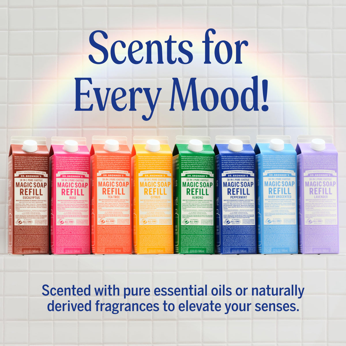 Dr. Bronner's Pure-Castile Liquid Soap Citrus refill carton