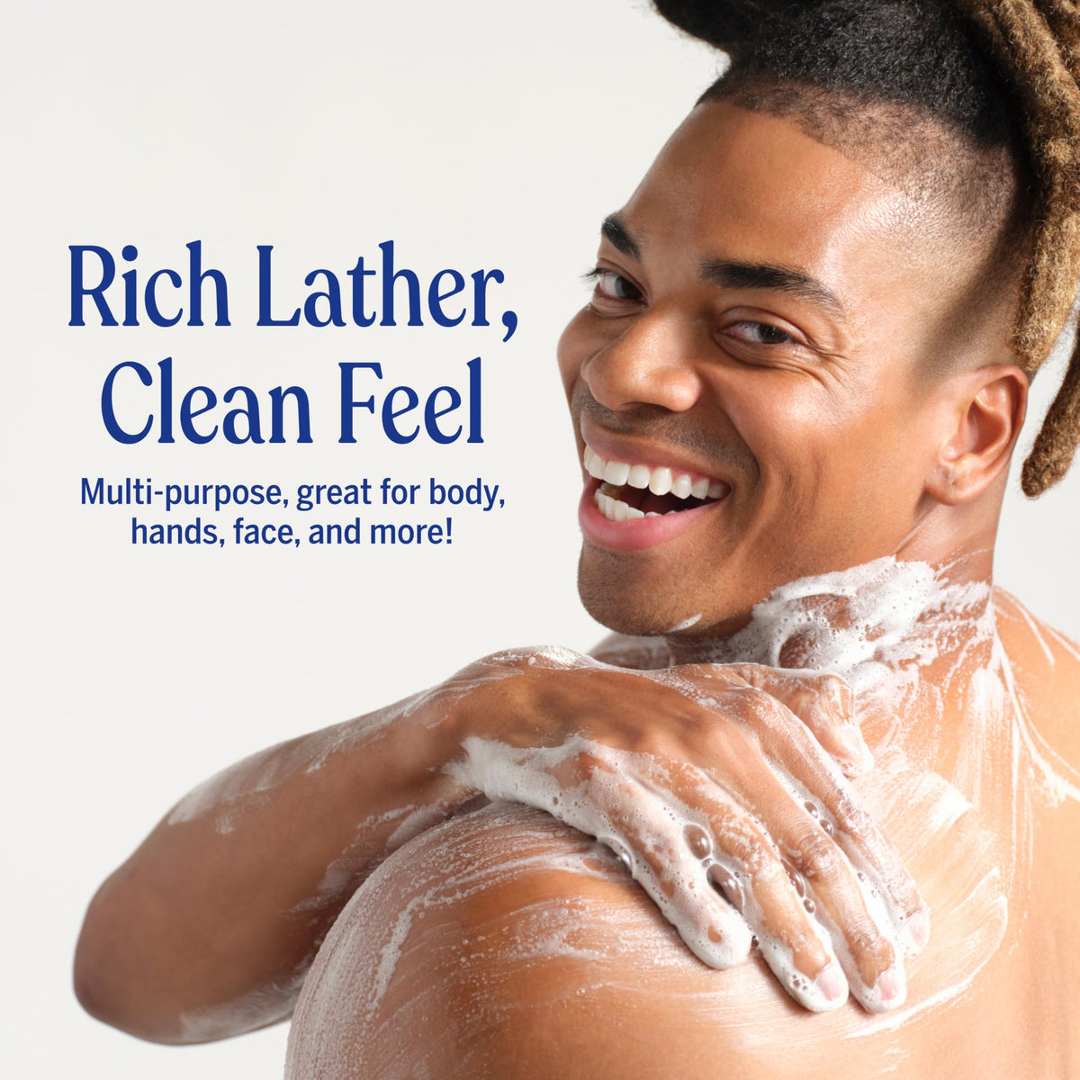 Dr. Bronner's Pure-Castile Liquid Soap Refill Tea Tree 32 oz side view