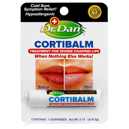 Dr. Dan's Cortibalm 1-Pack Lip Balm front view