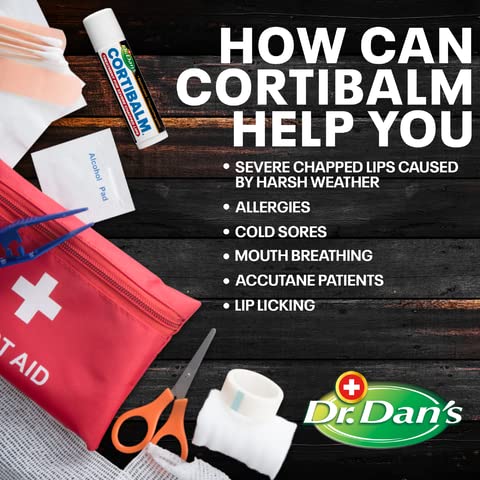 Dr. Dan's Cortibalm 4 Pack displayed on a table