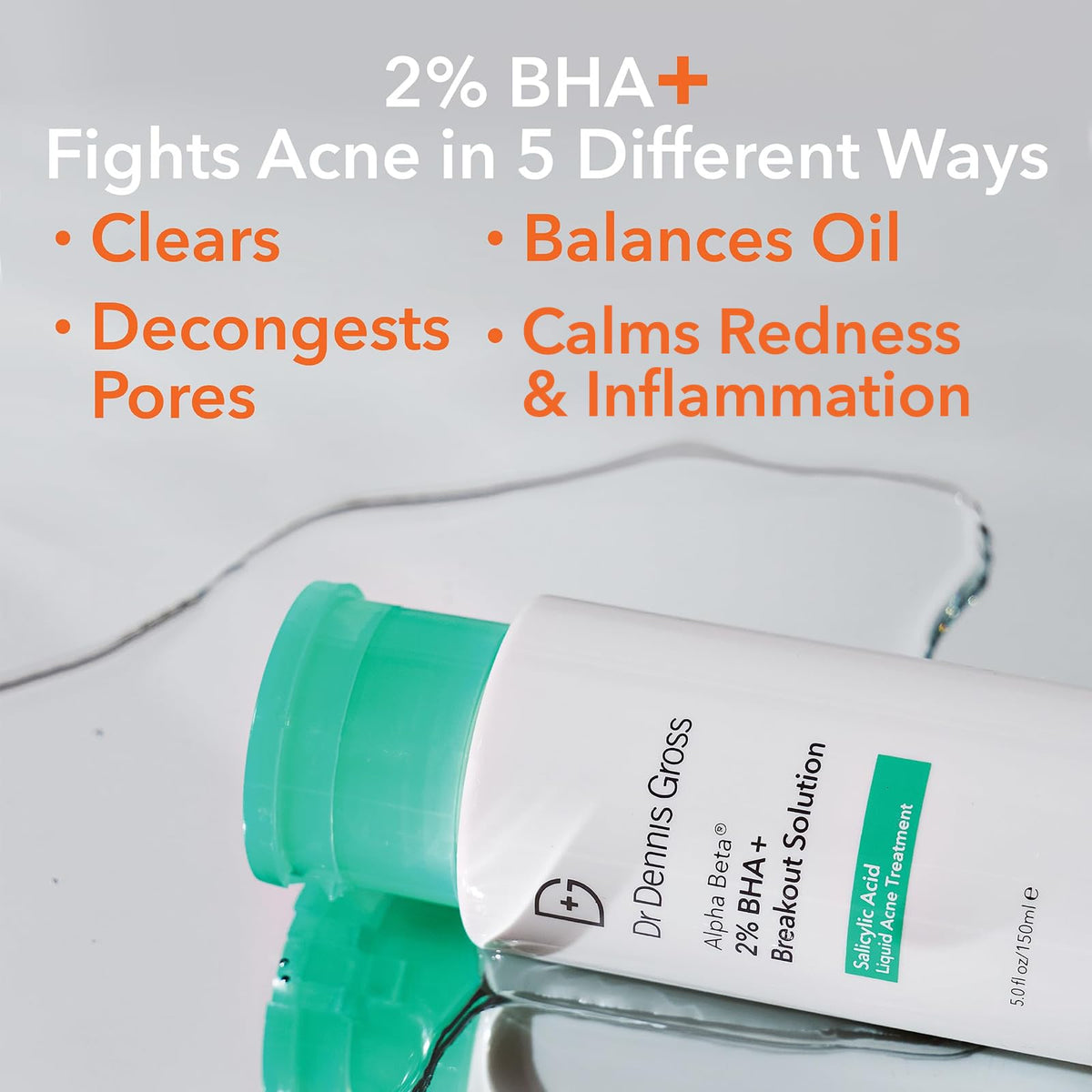 Dr Dennis Gross Alpha Beta® 2% BHA+ Breakout Solution packaging
