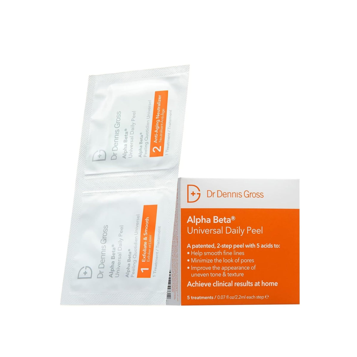 Dr Dennis Gross Alpha Beta Daily Peel packaging front view