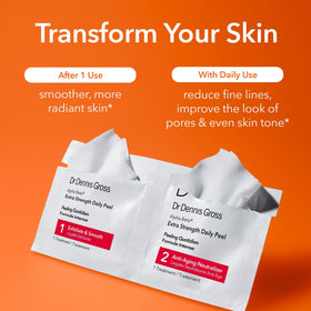 Dr Dennis Gross Alpha Beta Extra Strength Daily Peel step 1 pad close-up