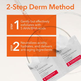 Dr Dennis Gross Alpha Beta Extra Strength Daily Peel step 2 pad close-up