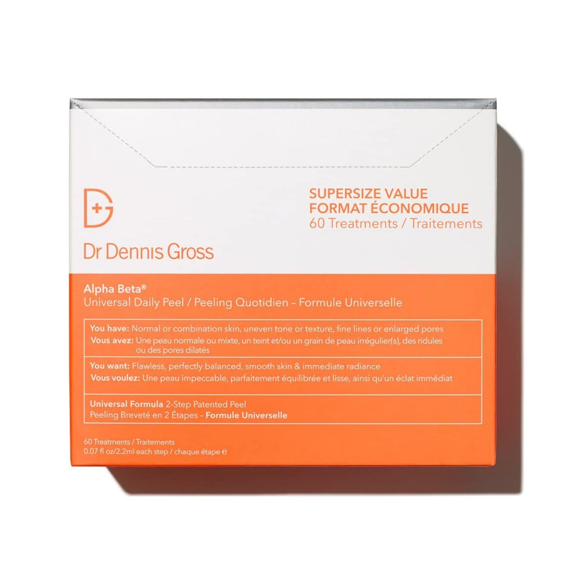Dr Dennis Gross Alpha Beta Universal Daily Peel front view packaging