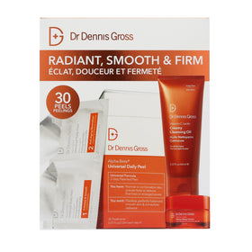 Dr Dennis Gross Radiant Smooth & Firm Skincare Kit front view