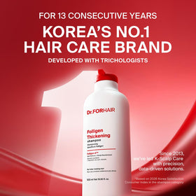 DR.FORHAIR Folligen Thickening Shampoo bottle with label