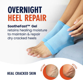 Dr. Frederick's Original Moisturizing Heel Socks packaging
