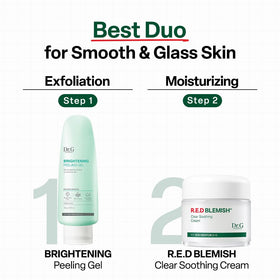Dr.G R.E.D. Blemish Clear Soothing Face Cream on vanity