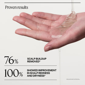 Dr. Groot Hair Thickening Shampoo with ingredients display