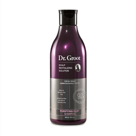Dr. Groot Purifying Clay Shampoo front view with packaging
