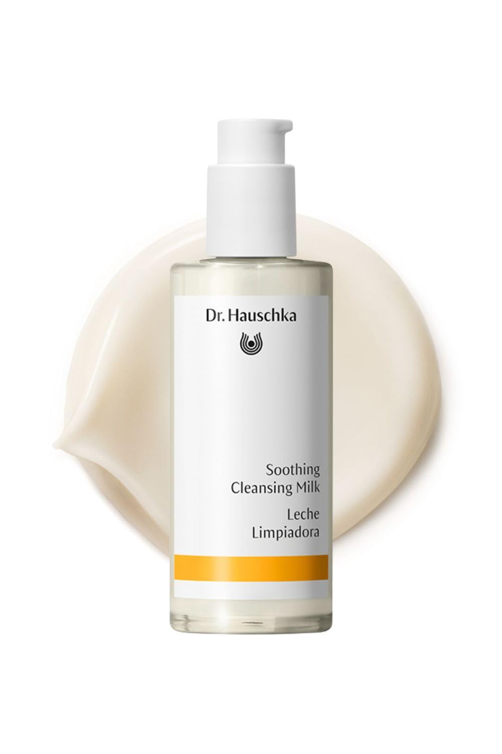 Dr. Hauschka Cleansing Milk application on hand