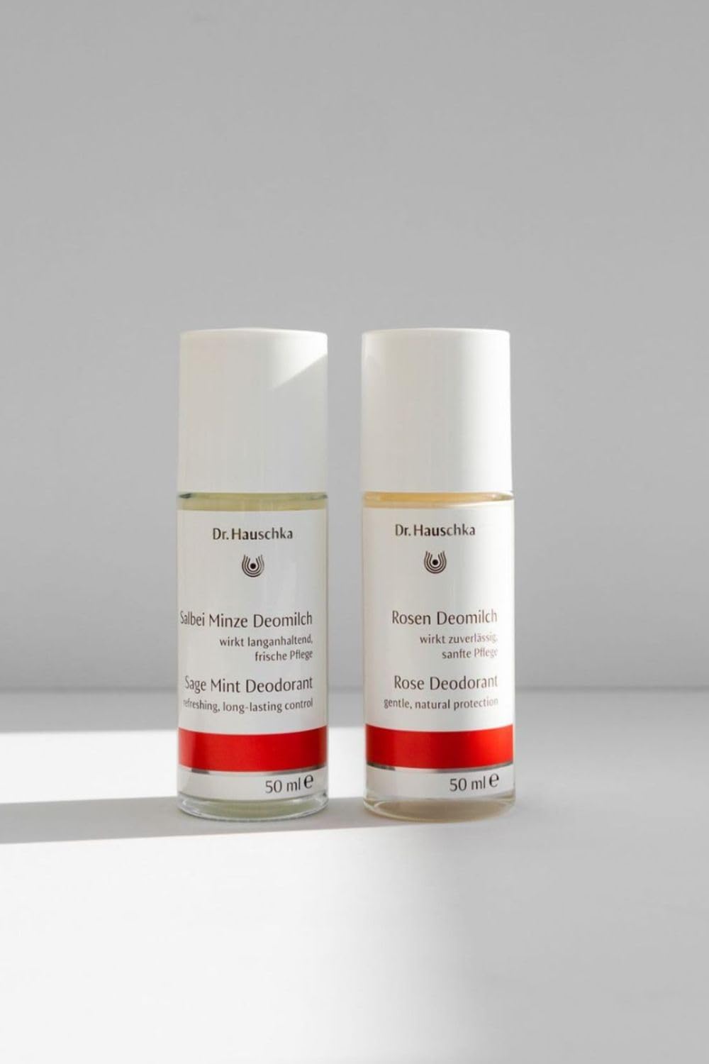 Dr. Hauschka Rose Deodorant 1.7 Ounce application demonstration