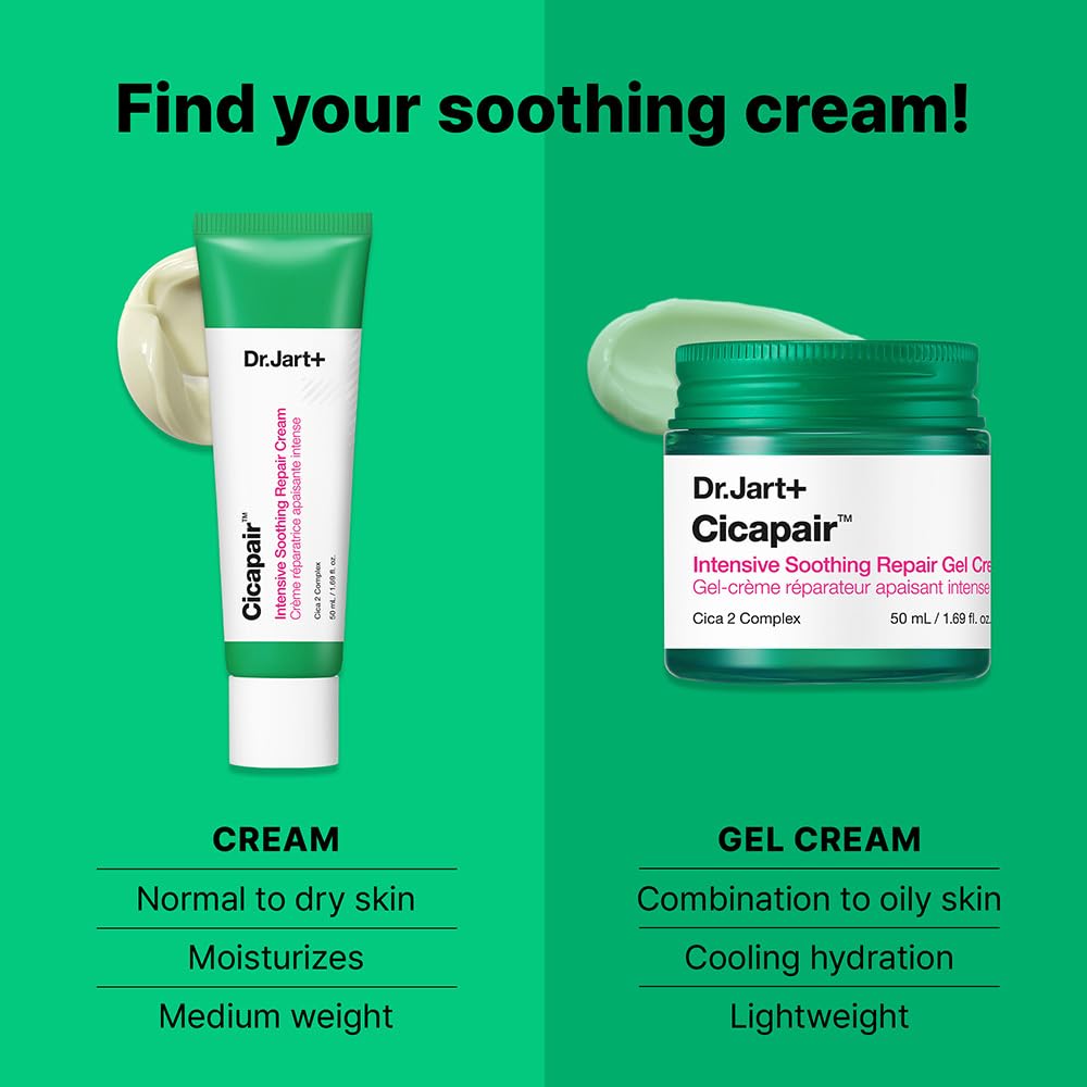 Dr.Jart+ Cicapair Moisturiser application on face