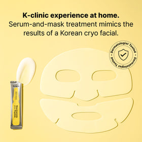 Dr.Jart+ Cryo Rubber Face Mask ampoule and rubber mask