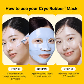 Dr.Jart+ Cryo Rubber Face Mask in beauty setting