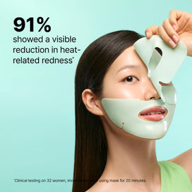Dr.Jart+ Cryo Rubber Face Mask ingredients list on packaging